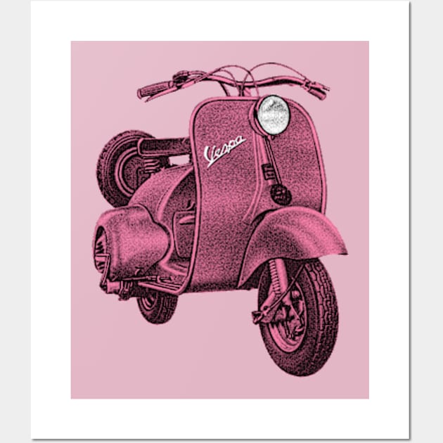 Vintage Vespa Wall Art by StudioPM71